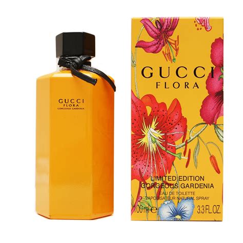 gucci flora yellow bottle.